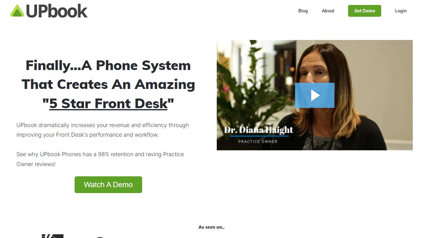 UPbook: Front Desk & Receptionist Software & Telemedicine Software